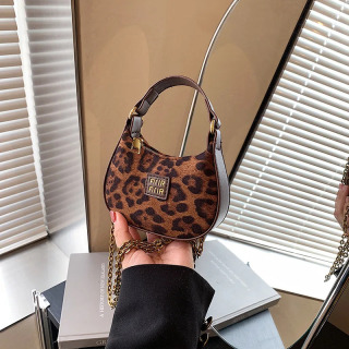 Bolalar uchun o'ralgan sumkalar Moda leopard naqshli elkama-sumka Ayollar uchun hamyon va sumkalar Ona va chaqaloq sumkasi qizlar uchun sumka sumkasi