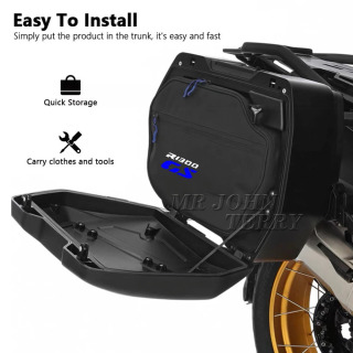 Аксессуары для мотоциклов для BMW R1300GS GS1300 R 1300 GS 2023 2024 2025 Черная сумка для багажа Седельная сумка Боковые внутренние сумки для верхнего чехла