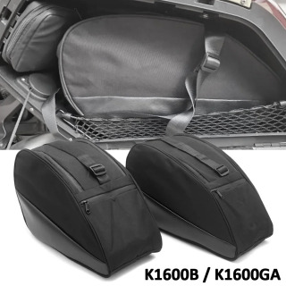 Аксессуары для мотоциклов, боковые сумки для багажа для BMW K1600B K1600 B K1600 Grand America K1600GA, черный верхний чехол, внутренние сумки