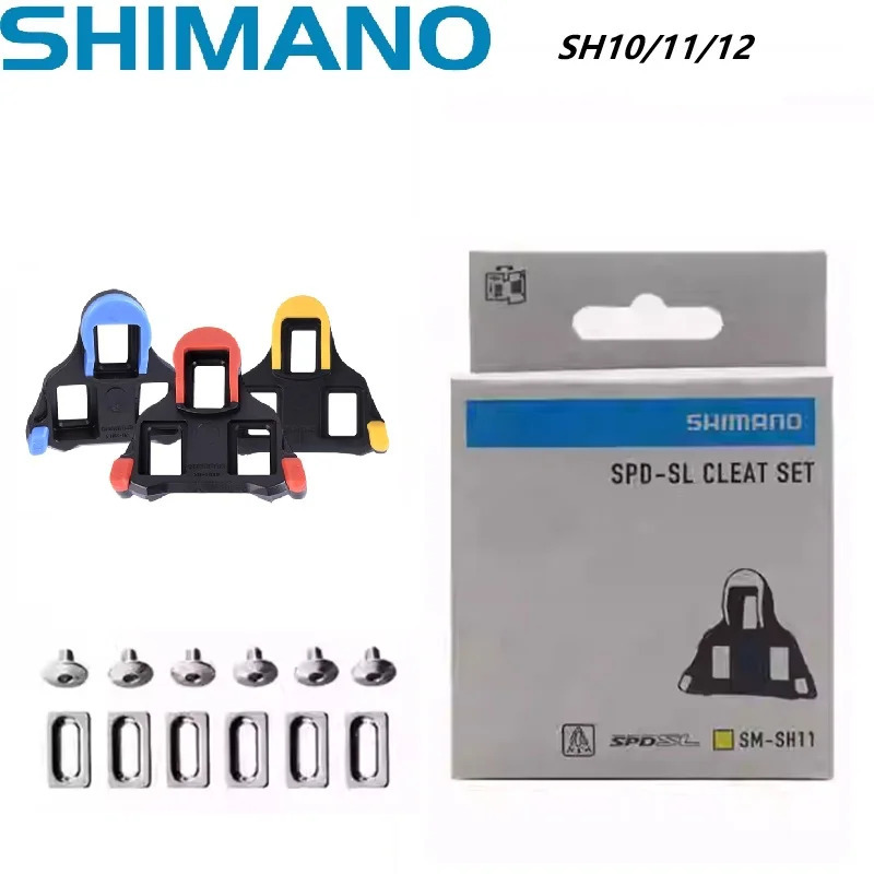 Shimano SH10 SH11 SH12 SPD SL yo'l velosipedi pedali krujkalari to'plami Velosiped pedallari SH10 pedallar qisqichlari