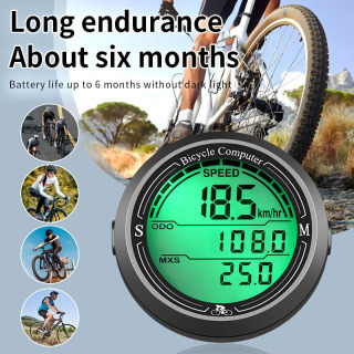 Inbike velosiped tezligi o'lchagichi Odometr tezlik o'lchagichi Simli suv o'tkazmaydigan velosiped kompyuteri
