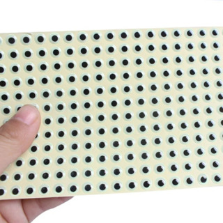 100 dona/lot baliq ovlash jozibasi ko'zlari golografik 3D 3mm 4mm 5mm 6mm simulyatsiya qilingan chivinli baliq ovlash minnow sun'iy baliq DIY ko'zli baliq ovlash vositasi