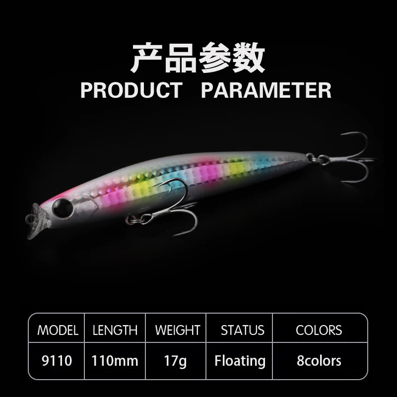 1 dona baliq ovlash lure 11cm 17g