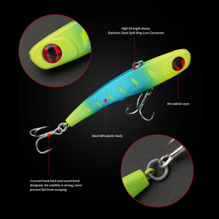 Рыболовная приманка для зимней подледной рыбалки Tremor VIB Lure Rattlin Bait Тонущая спиннинговая приманка для плавания