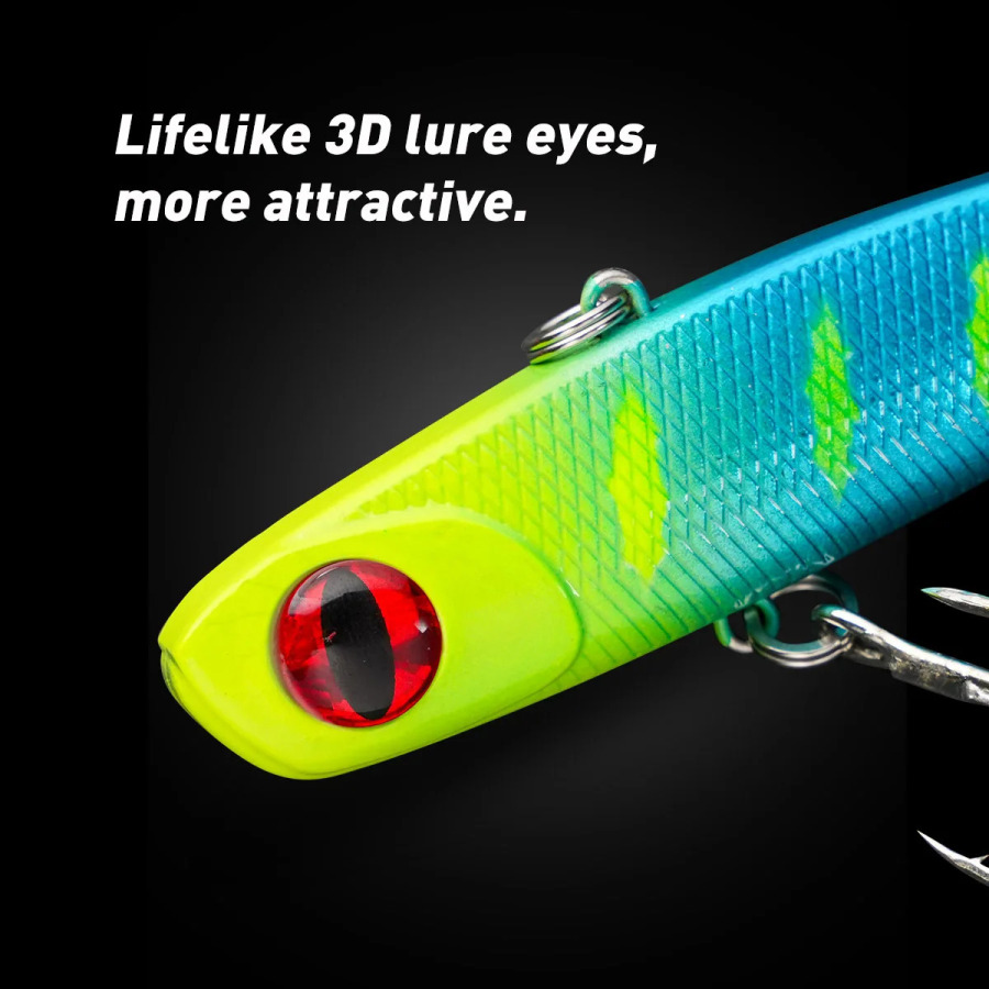 Рыболовная приманка для зимней подледной рыбалки Tremor VIB Lure Rattlin Bait Тонущая спиннинговая приманка для плавания