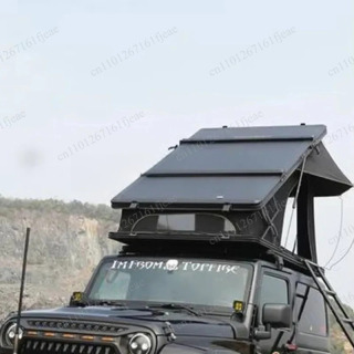 Автомобильная треугольная палатка для кемпинга на крышу автомобиля, алюминиевая, на 3 человека, для активного отдыха, жесткая раскладная палатка-ракушка на крышу автомобиля