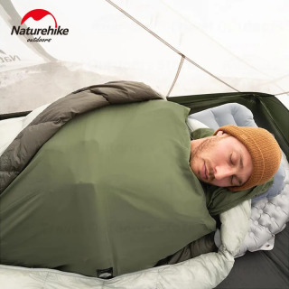 Ультралегкий и теплый спальный мешок Naturehike для туризма, походов и кемпинга, односпальный, комфортный