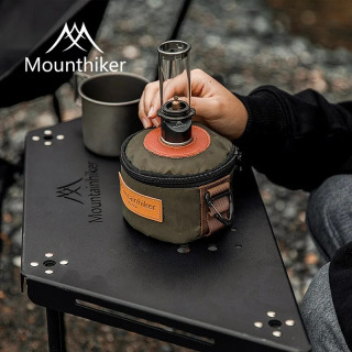 Газовый фонарь для кемпинга MOUNTAINHIKER, бутановый газовый светильник для палатки, ветрозащитный портативный атмосферный фонарь для ночи