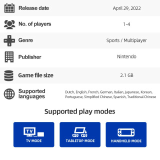 Nintendo Switch Game - Nintendo Switch Sports - Switch OLED uchun sport multiplayer partiyasi