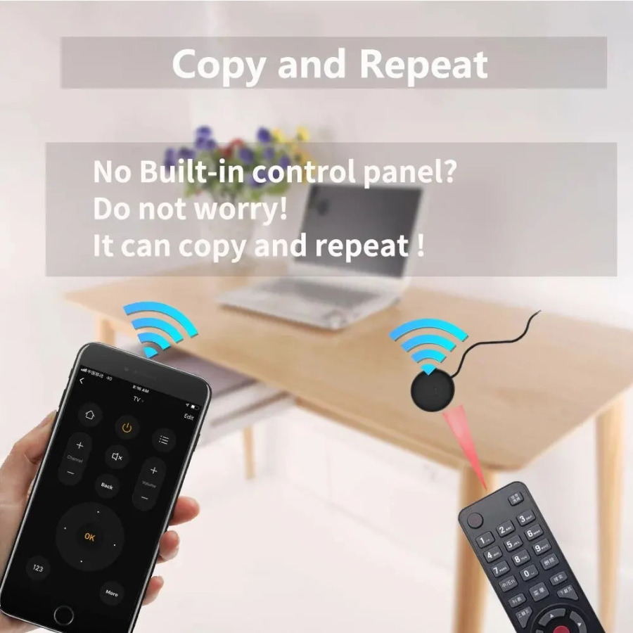 Wi-Fi ИК-пульт дистанционного управления для приложения Smart Home SmartLife Пульт дистанционного управления для телевизора D...