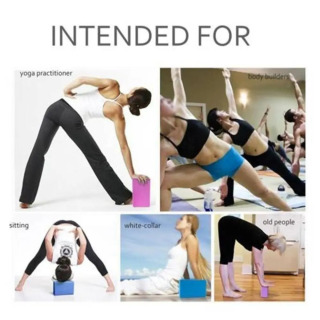 Jismoniy mashqlar, tanani shakllantirish, Pilates va yoga uchun EVA ko'pikli fitnes bloki