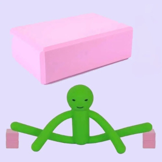 Jismoniy mashqlar, tanani shakllantirish, Pilates va yoga uchun EVA ko'pikli fitnes bloki