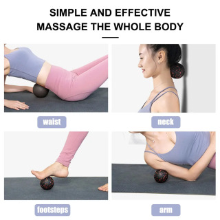 Yoga fitnes to'pi Yuqori zichlikli EPP massaj to'pi Yengil vaznli orqa/shia/oyoq harakatchanlik to'pi Chuqur to'qimalarni miyofasiyal bo'shatish