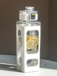 Oq portativ sport suv shishasi 700ml ochiq havoda velosipedda sayohat qilish uchun qayta foydalanish mumkin