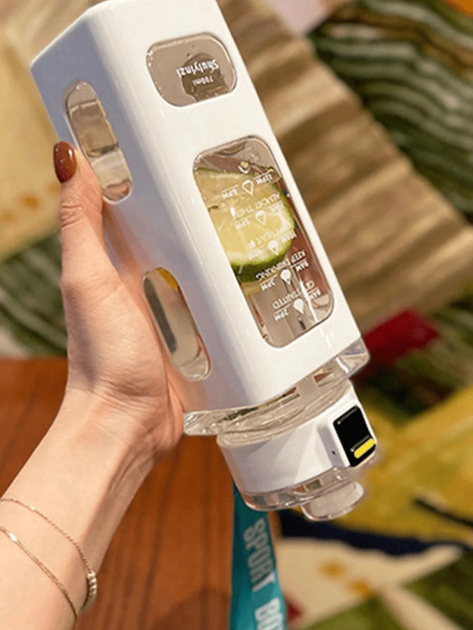 Oq portativ sport suv shishasi 700ml ochiq havoda velosipedda sayohat qilish uchun qayta foydalanish mumkin