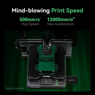 3D-принтер Creality Hi Core XZ Motion с скоростью 500 мм/с, многоцветной печатью, автовыравниванием, областью печати 260*260*300 мм, металлический корпус
