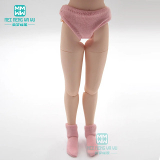 Аксессуары для кукол Blyth Azone OB22 OB24 модное простая нижнее белье, Комплект носков белый, серый, розовый