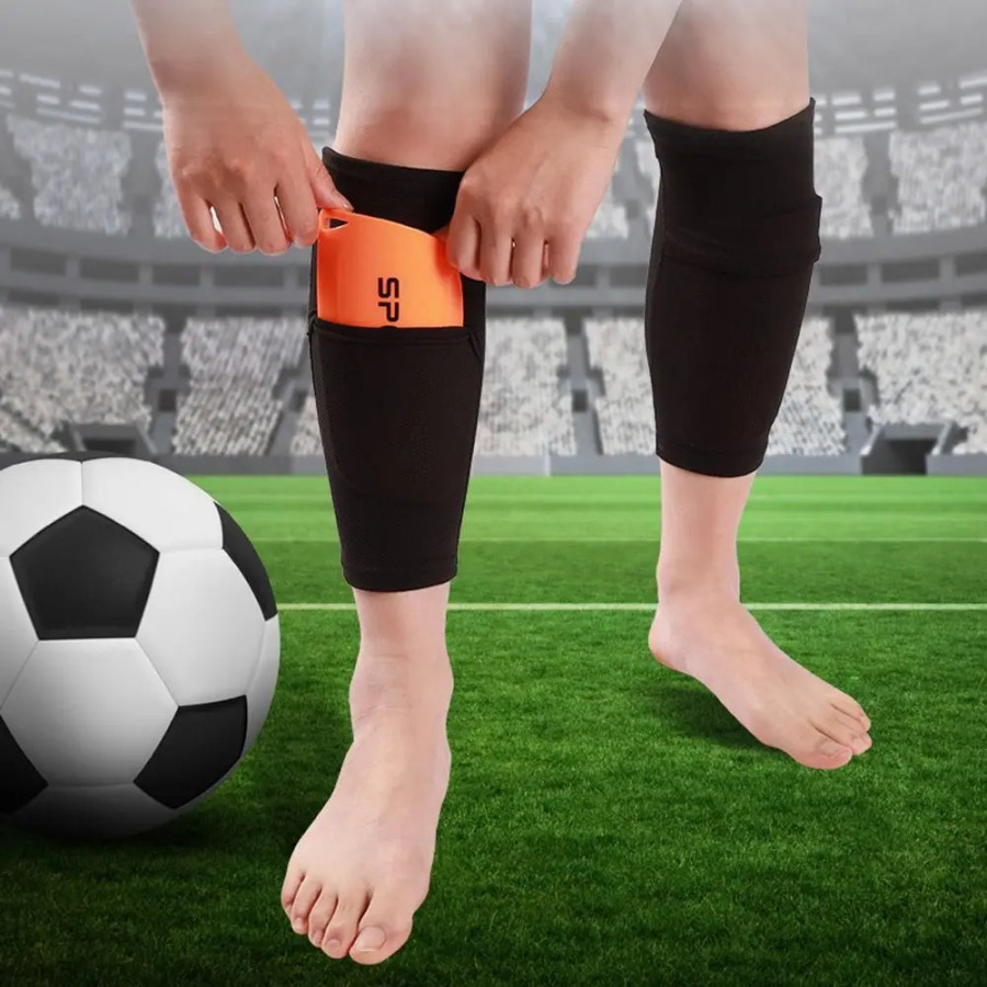 1 juft Sport Shin Guards Nafas oladigan Futbol Shin Yostiqchalari O'g'il bolalar Erkaklar uchun Neylon Oyoq Qo'riqchi Yenglari