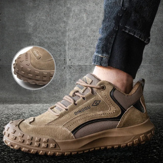 Erkaklar uchun ish poyafzallari, buzilmaydigan ish poyafzallari, Kevlar insole, po'lat burunli xavfsizlik ish poyabzali, xavfsizlik etiklari