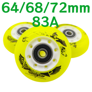 Bolalar konkida uchish g'ildiragi 64mm 68mm 72mm 83a 8 g'ildirak/lot