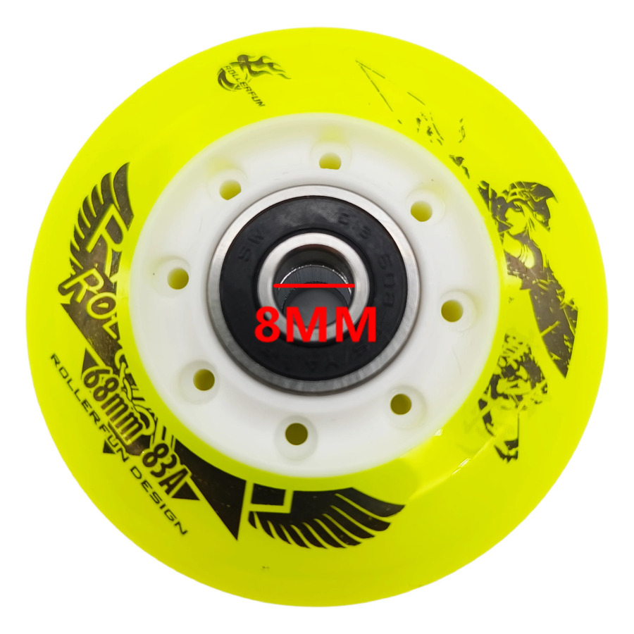 Bolalar konkida uchish g'ildiragi 64mm 68mm 72mm 83a 8 g'ildirak/lot