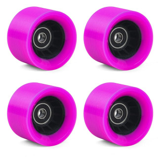 60 * 40 mm Ikki qatorli konkilar aksessuarlari Tezlik konkilari g'ildiraklari 95A Avtomobil g'ildiraklari to'rt g'ildirakli skeytbord PU g'ildiraklari Qora Moviy