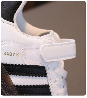 Bolalar uchun moda sport poyafzallari Ergonomik bolalar krossovkalari PU teridan tayyorlangan bolalar yumshoq taglikli krossovkalar O'g'il bolalar uchun qizlar tennis poyafzallari