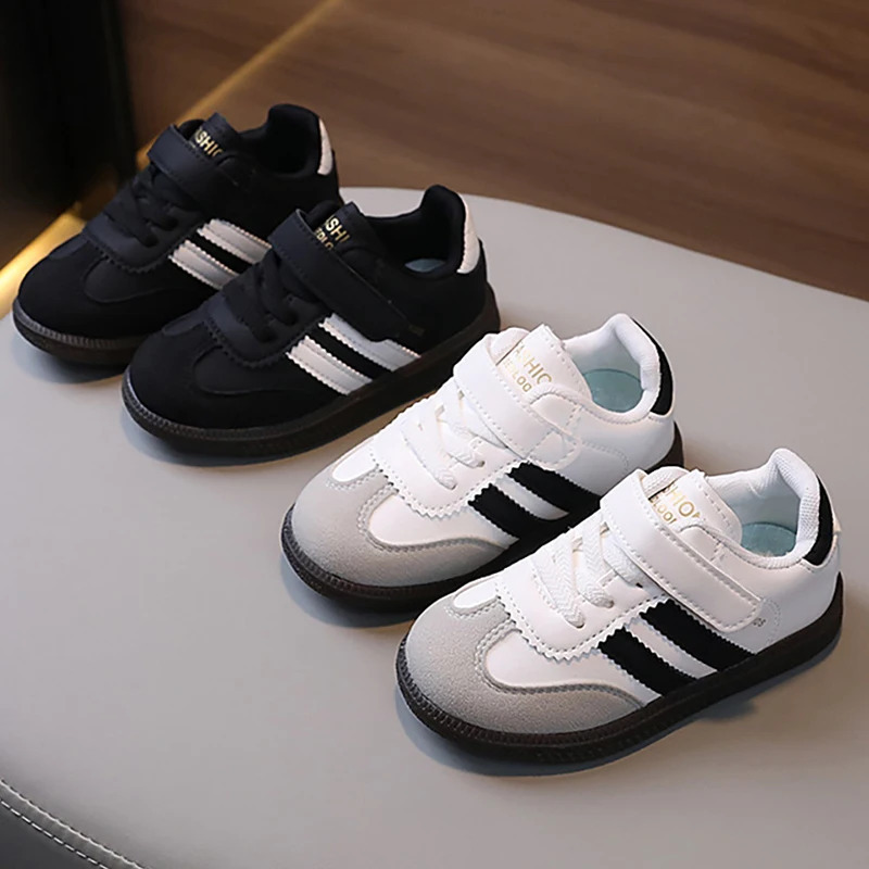 Bolalar uchun moda sport poyafzallari Ergonomik bolalar krossovkalari PU teridan tayyorlangan bolalar yumshoq taglikli krossovkalar O'g'il bolalar uchun qizlar tennis poyafzallari