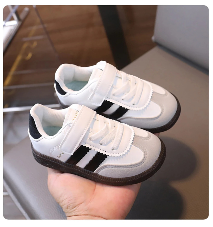 Bolalar uchun moda sport poyafzallari Ergonomik bolalar krossovkalari PU teridan tayyorlangan bolalar yumshoq taglikli krossovkalar O'g'il bolalar uchun qizlar tennis poyafzallari