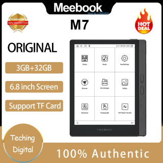 Электронная книга Meebook M7, 6,8 дюйма, HD E-ink экран 300PPI, Android 11, открытая система, 32 ГБ ОЗУ и физические кнопки зеленый Только устройство для чтения электронных книг