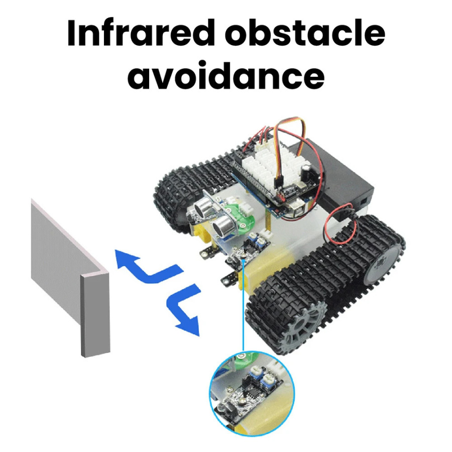 Arduino dasturlash starterlari uchun aqlli robot toʻplami. Oʻrganishni avtomatlashtirish robotlarini qurish uchun oʻquv robototexnikasi kodlari bilan toʻliq toʻplamlar