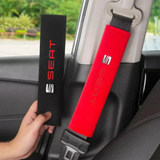 Накладка на ремень безопасности для Seat Leon, Ibiza, Ateca, Arona, Altea, Arosa, Exeo, Mii, Tarraco – защитная накладка на плечо, автоаксессуар