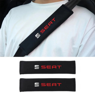 Накладка на ремень безопасности для Seat Leon, Ibiza, Ateca, Arona, Altea, Arosa, Exeo, Mii, Tarraco – защитная накладка на плечо, автоаксессуар