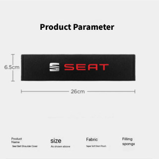Накладка на ремень безопасности для Seat Leon, Ibiza, Ateca, Arona, Altea, Arosa, Exeo, Mii, Tarraco – защитная накладка на плечо, автоаксессуар