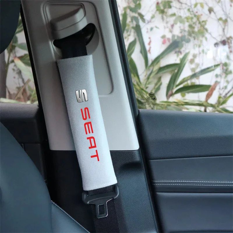 Накладка на ремень безопасности для Seat Leon, Ibiza, Ateca, Arona, Altea, Arosa, Exeo, Mii, Tarraco – защитная накладка на плечо, автоаксессуар