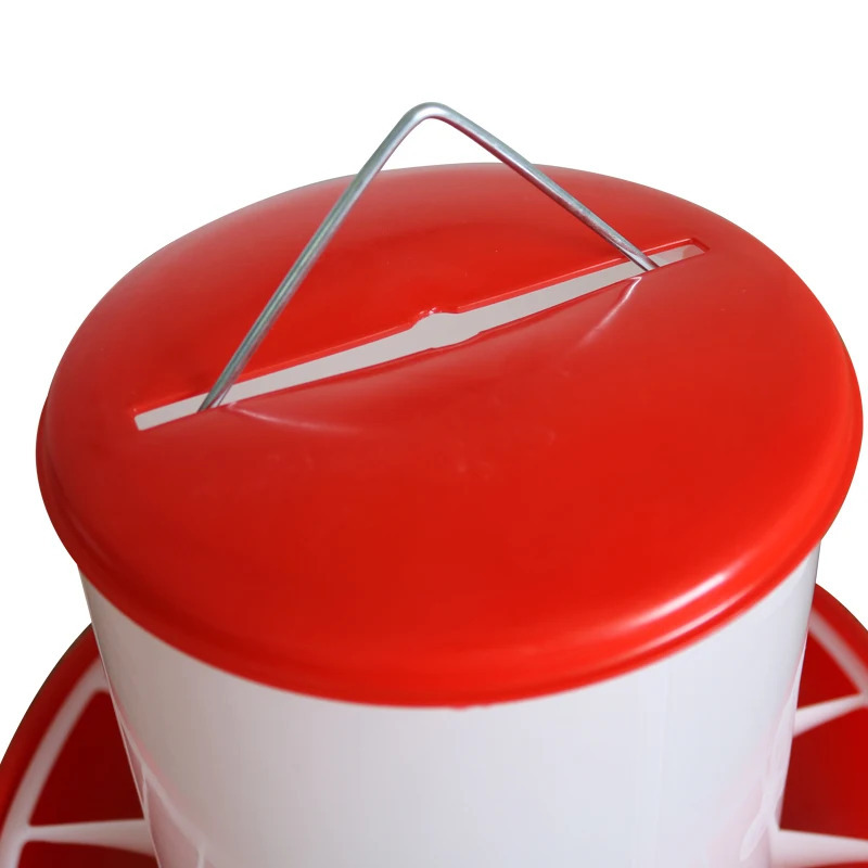 Yangi tovuq go'shti oziqlantiruvchilar 3kg/5kg tovuq o'rdak boqish uchun chelak yer favvorasi bedana boqish uchun chelak