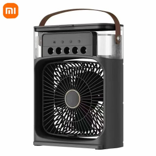 Xiaomi 3-in-1 Portable Humidifying Fan Air Conditioner With LED Night Light Household Small Air cooler Office Adjustablefan 2026 светло-зеленый