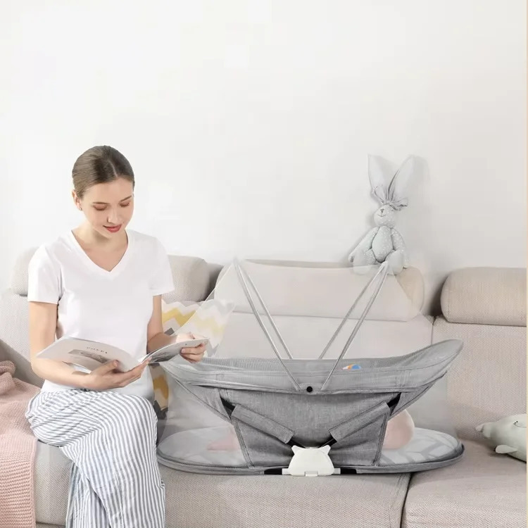 Safty Swing Safty Детские кроватки Высокое качество Производители новорожденных Кабриолетная кроватка Полный набор Портативный мягкий моющийся детский уютный гнездо