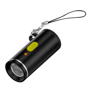Компактная электрическая зажигалка типа C для удобной переноски и хранения мини-прикуриватель типа C для воздушных путешествий на открытом воздухе без пламени БЕЛЫЙ