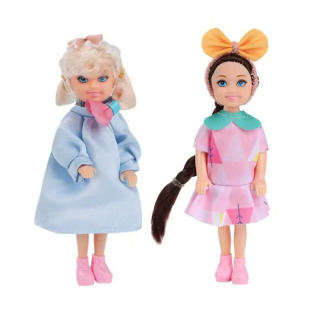 Горячая распродажа: Набор из 2 игрушек Kawaii, 5-дюймовые куклы для малышей, для девочек и мальчиков, принцессы, для девочек, для семейных игр, лучший подарок