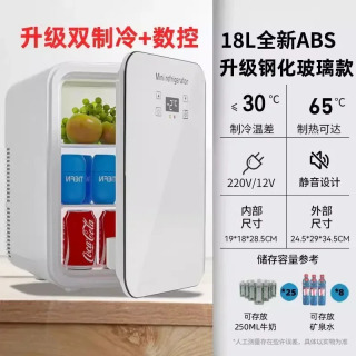Компактный портативный холодильник USB/220В для автомобилей, общежитий, хранения косметических масок, макияжа и грудного молока HCC1 зеленый AU