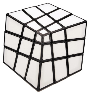 ZEPUZZLES ezilgan 3x3 sehrli kub tezlik kubi g'alati shakldagi boshqotirma kubi stikersiz boshqotirma o'yinchoqlar bolalar sovg'asi Cubo Magico