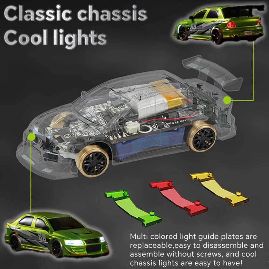 Turbo Racing 1:76 C66 Drift Giroskopik radio bilan to'liq proportsional masofadan boshqarish pulti o'yinchoqlari RTR ish stoli o'yinchoqlari Bolalar kattalar uchun