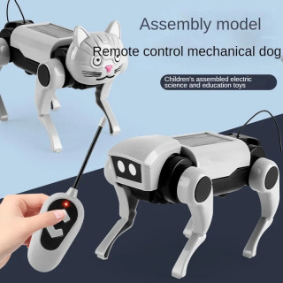 RC robot bolalar uchun mexanik masofadan boshqarish pulti it o'yinchoqlari fanni o'rganish yig'ilishi DIY modeli elektr o'yinchoqlar to'plami o'g'il bolalar uchun sovg'a