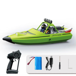RC RTR Boat Lights Самостоятельный реактивный корабль 2,4G Радиоуправление Гоночная лодка Игрушка для взрослых Игрушки Подарок на открытом воздухе