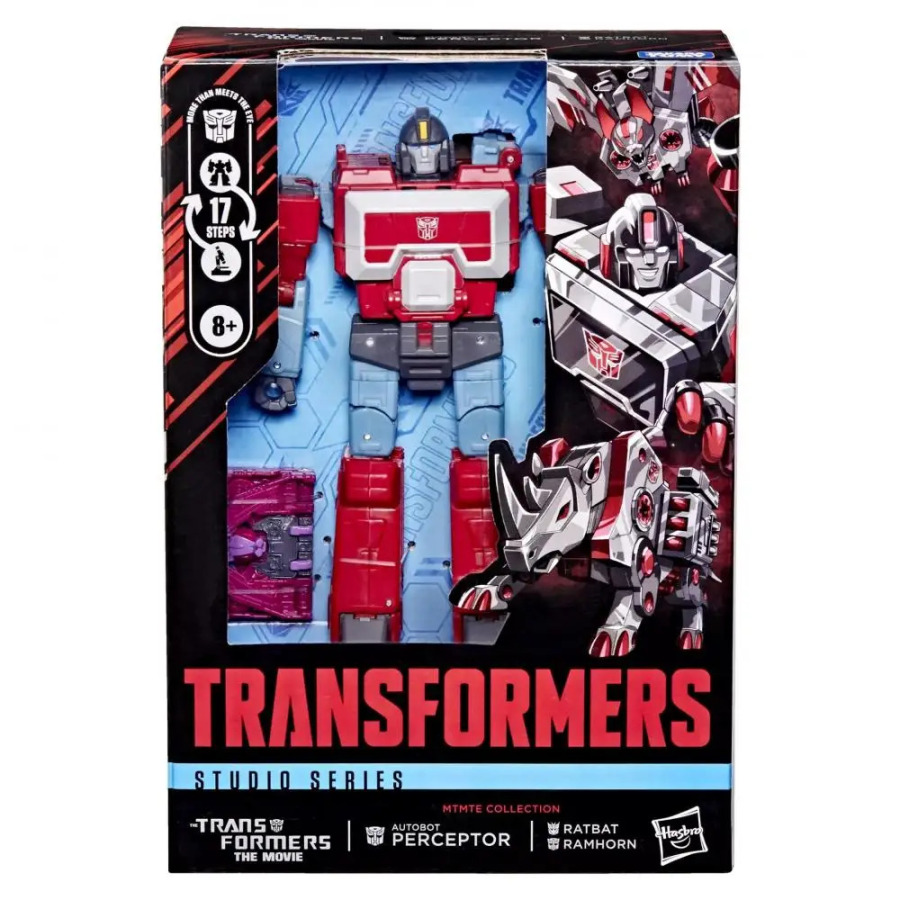 Трансформеры: серия киностудии 86, MTMTE Deluxe Class Perceptor & Ratbat Ramhorn TF1986, игрушка-фигурка