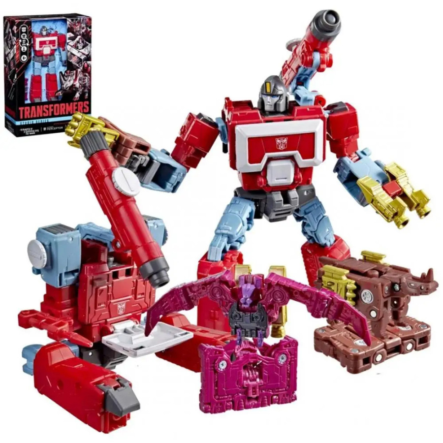 Трансформеры: серия киностудии 86, MTMTE Deluxe Class Perceptor & Ratbat Ramhorn TF1986, игрушка-фигурка