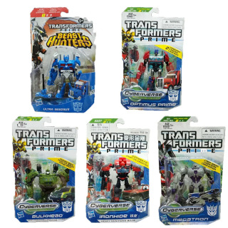 Трансформеры: Prime Cyberverse Scout Class Optimus Prime Megatron Ironhide Ultra Magnus Фигурки игрушки Модель робота в подарок