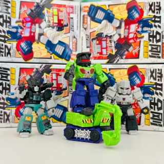 Yangi: Blokees Defender Transforming Robots Collection figuralari (Optimus Prime, Megatron, Ironhide) 5,5 sm V1 V2 – Ideal sovg'a