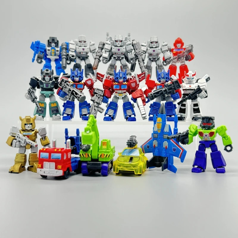 Yangi: Blokees Defender Transforming Robots Collection figuralari (Optimus Prime, Megatron, Ironhide) 5,5 sm V1 V2 – Ideal sovg'a